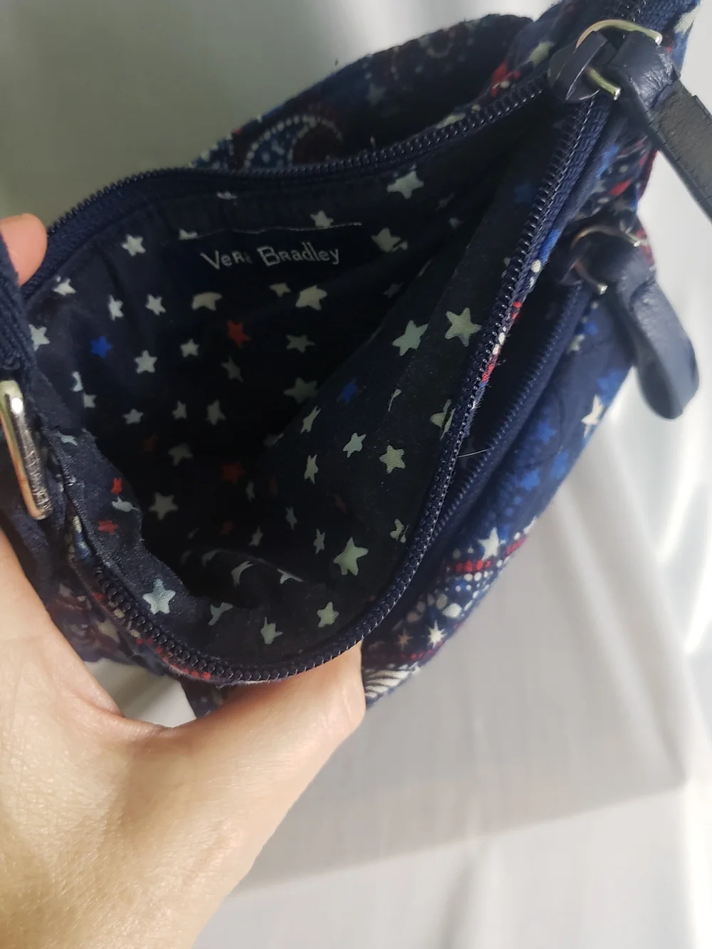 Vera Bradley Cross Body Adj. Strap Multiple Pockets Card Holders
